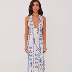 Peppermayo Linen Maxi Dress